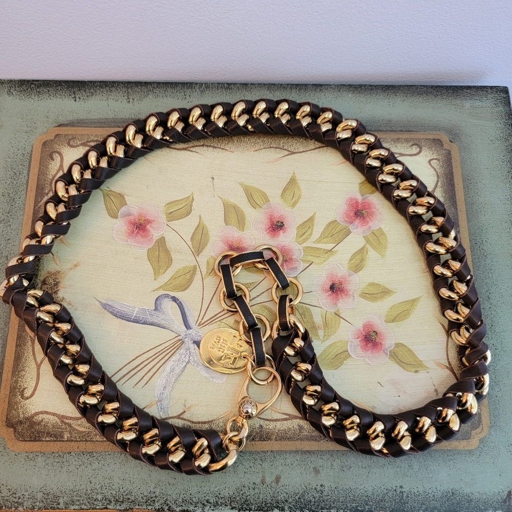 Henri Bendel Gold Chain Belt Iconic Belt